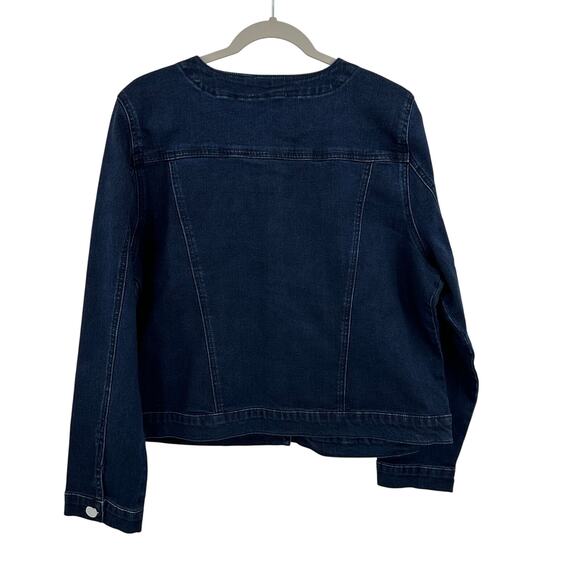 Laura Jewel Bead Embellished Denim Jacket Size 18 - Picture 9 of 9